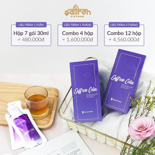 Collagen Saffron Colax - Saffron VIETNAM - Công Ty Cổ Phần Saffron Việt Nam